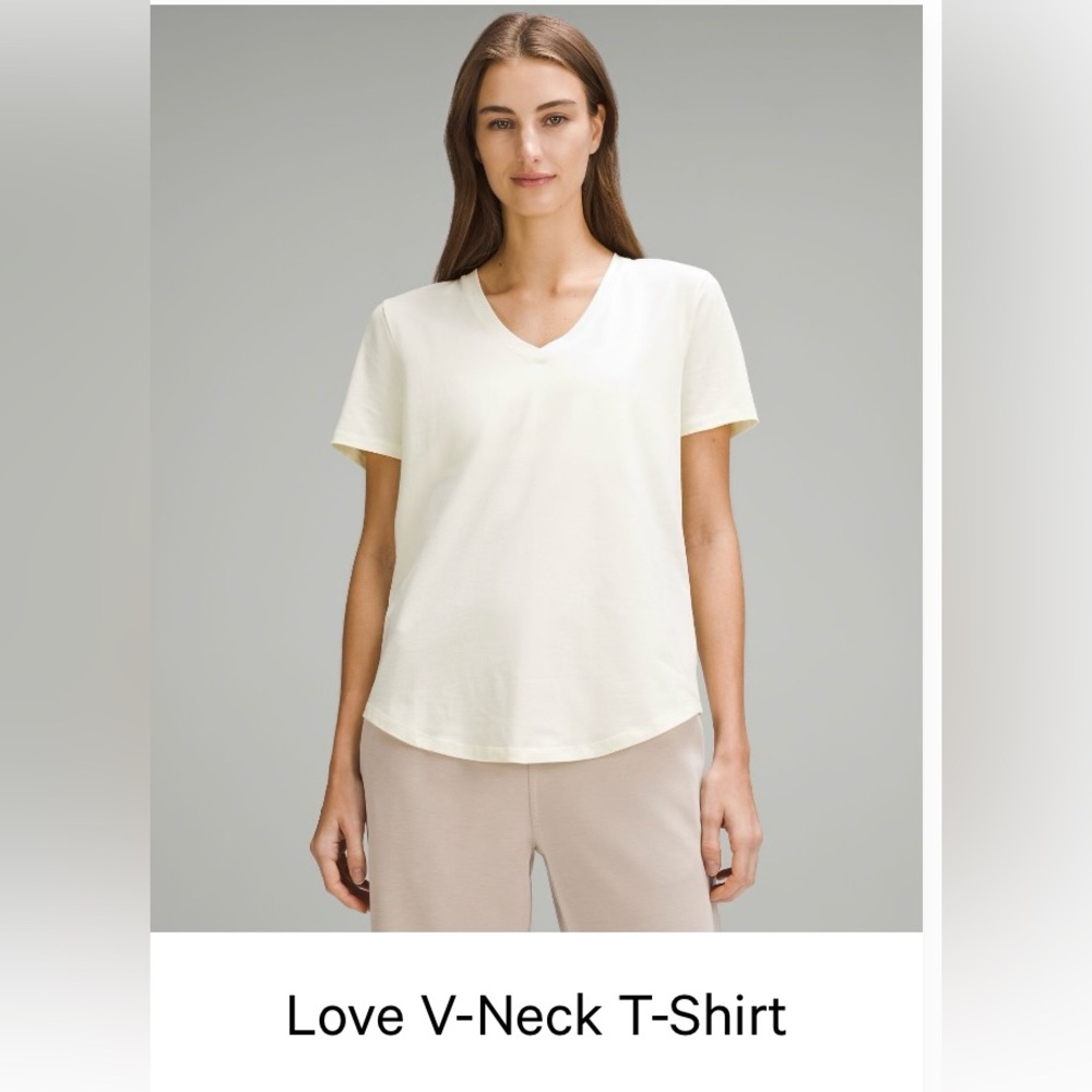 Lululemon Athletica Love V Neck in Sun Dance size 8